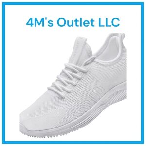 Womens Walking Shoes Slip On Lightweight Memory Foam Cheer Sneakers for Tennis G